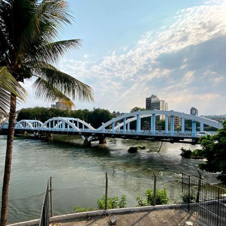Ponte dos Arcos, cartão postal da cidade em 2022 - Fonte: Própria, 2022.
